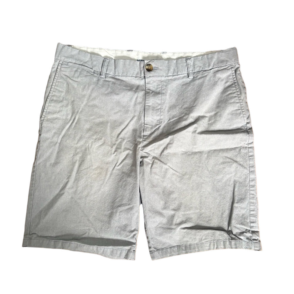 Old Navy Light Gray Flat Front Shorts